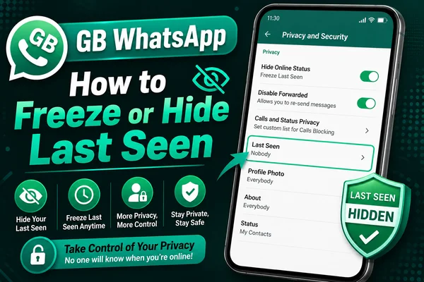 How to Freeze or Hide Last Seen in GB WhatsApp (2026)