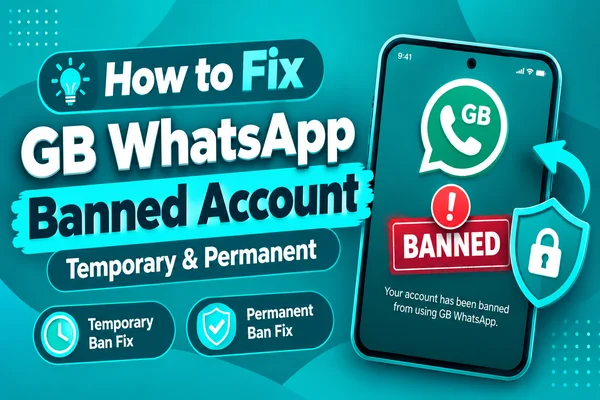 How to Fix GB WhatsApp Banned Account – Temporary & Permanent